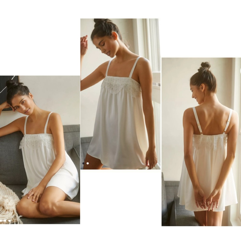 Rya Primrose Chemise In Ivory Size L NWT